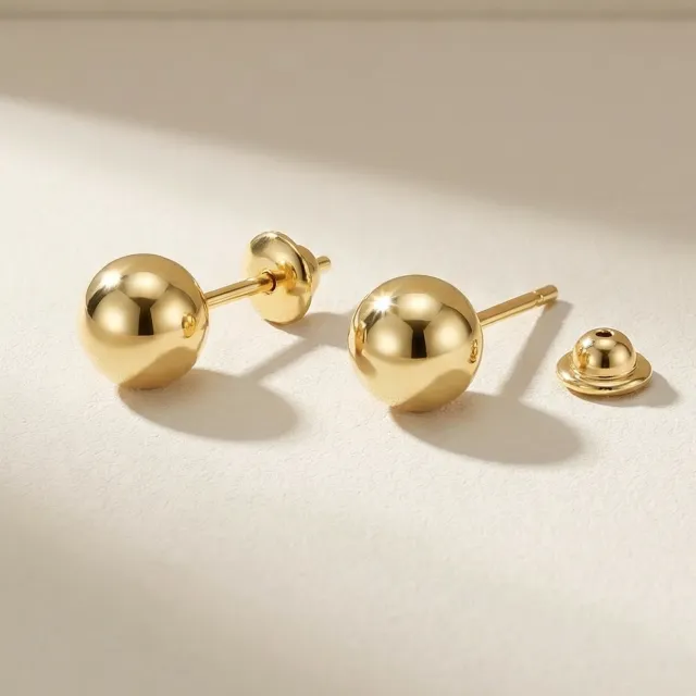Brinco de Bola em ouro 18k — foto 1