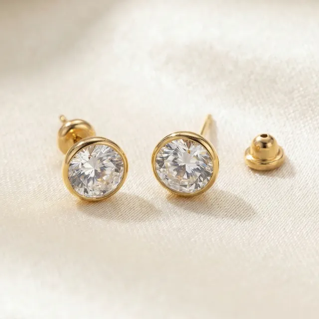 Brinco Pillar em ouro 18k — foto 1